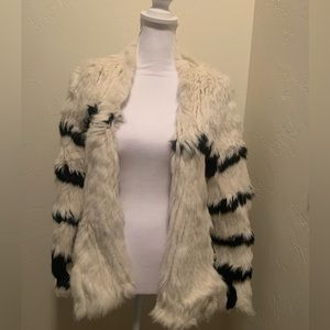 Bubish recycled rabbit fur jacket